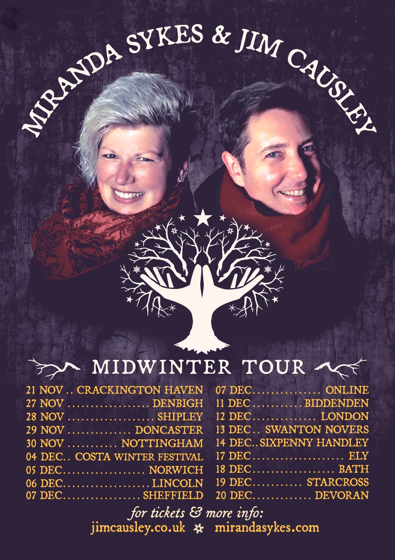 Miranda Sykes & Jim Causley – Midwinter Tour