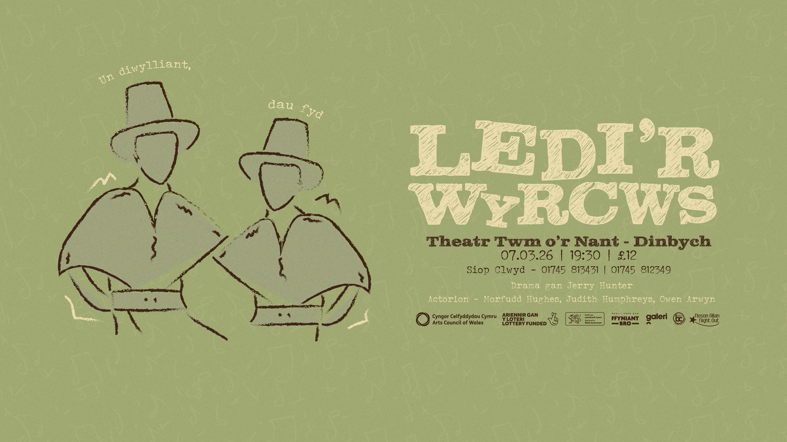 Ledi'r Wyrcws : un diwylliant, dau fyd