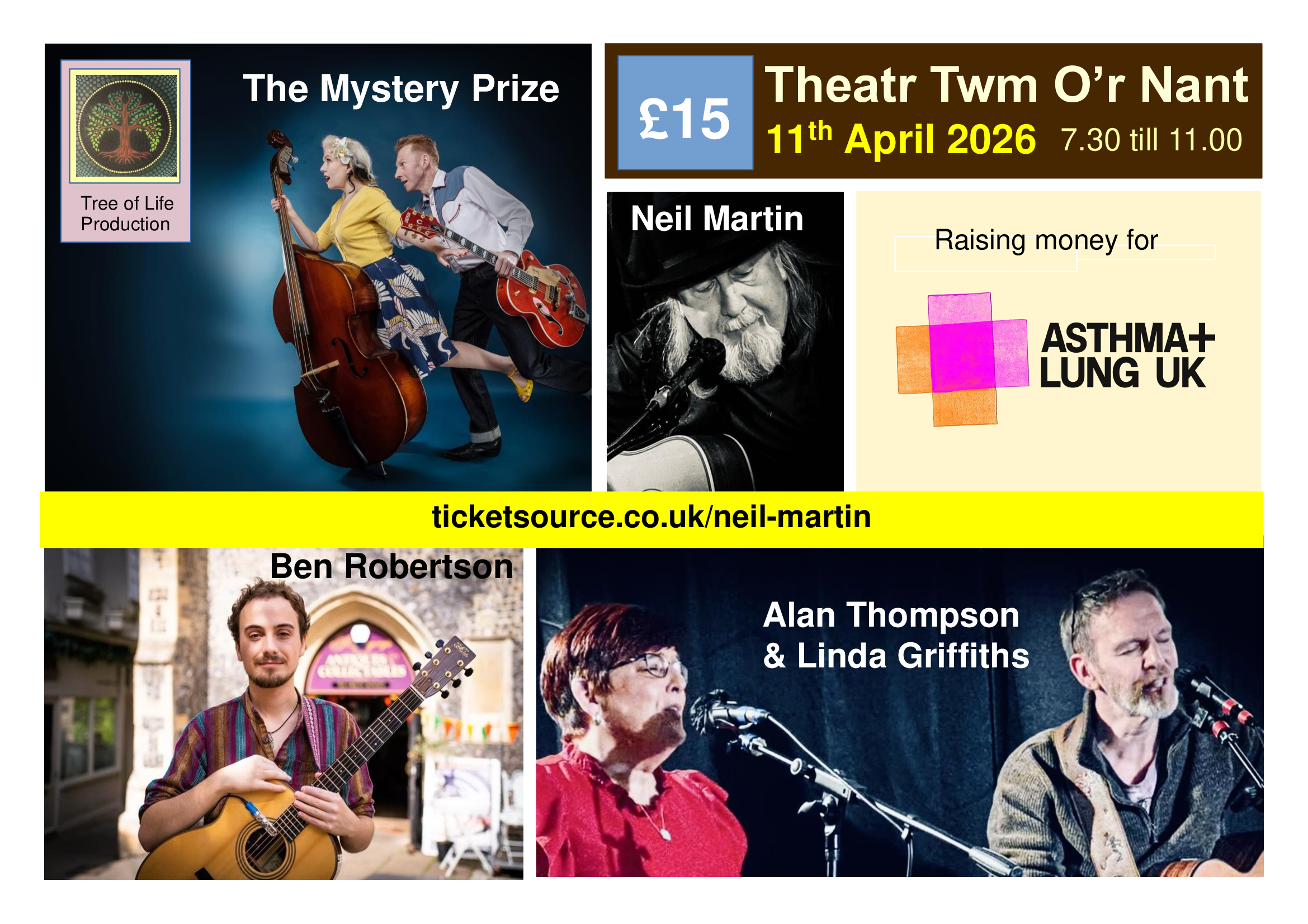 Neil Martin Asthma and Lung UK charity Concert